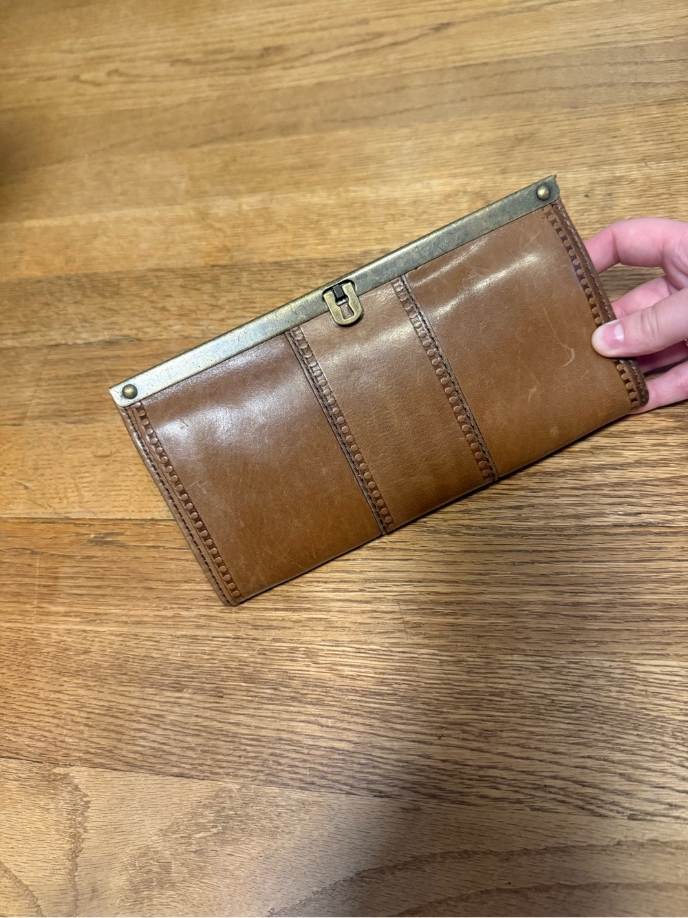 Fossil Vintage Cowhide Leather Light Brown Wallet
